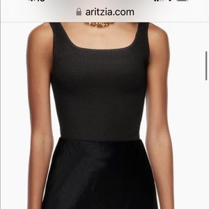 Aritzia sculpt knit tank top